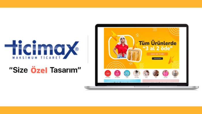 ticimax altyapılı sitenize özel tasarım yaparım