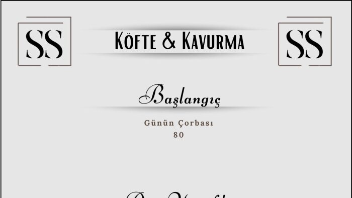 sizin için tasarım bir menü oluştururum