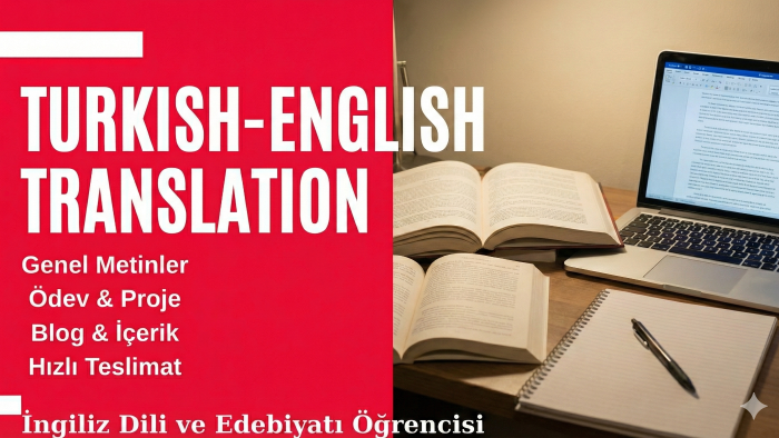 İngilizce ve Türkçe metin çevirilerinizi özenle yapabilirim
