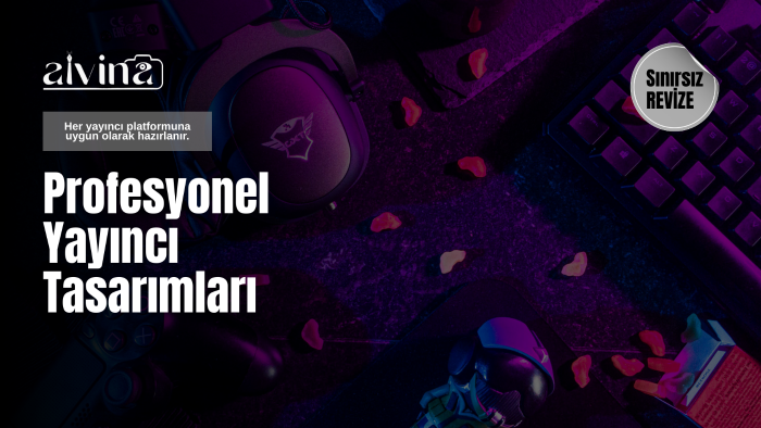 twitch tasarım paketinizi hazırlarım