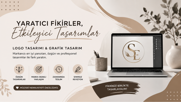 logo tasarımlarını özenli ve akılda kalıcı tasarlarım