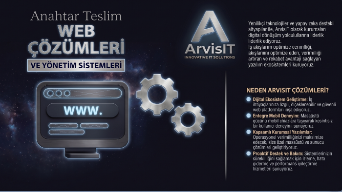 anahtar teslim profesyonel web sitesi hazırlarım