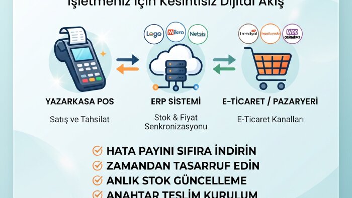 POS/ERP entegrasyon kurulumu yaparım