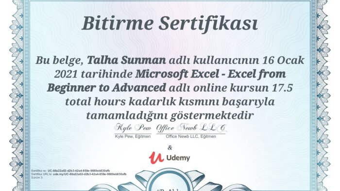 Excel'de işlerinizi kolaylaştırmak için destek olabilirim