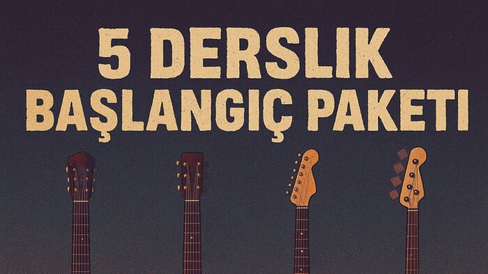 başlangıç seviyesi gitar dersi veriyorum