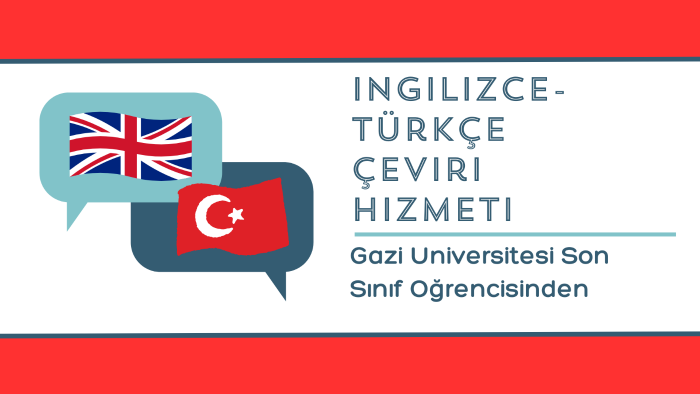 her türde İngilizce ve Türkçe çeviri yapabilirim
