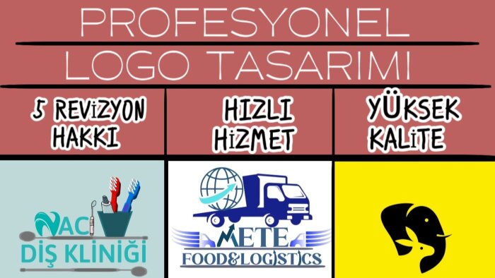 etkileyici logolar tasarlarım