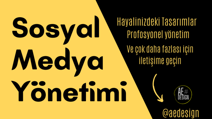 profesyonel bir tasarım ile sosyal medyanızı yönetebilirim