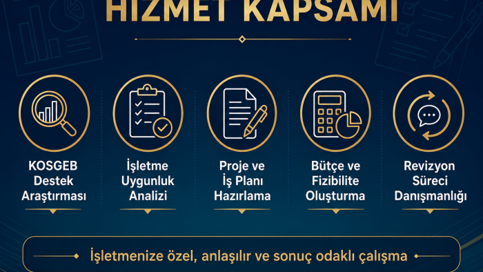 KOSGEB hibe ve teşvik projelerinizi hazırlarım