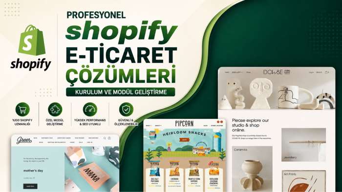 shopify ile profesyonel bir e ticaret mağzası kurabilirim