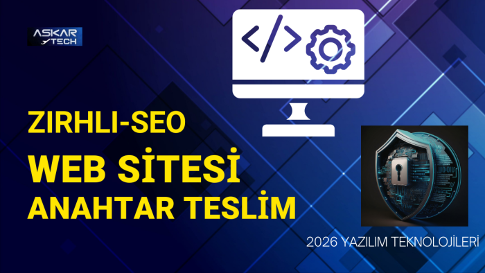 güvenli web sitesi anahtar teslim olarak yaparım