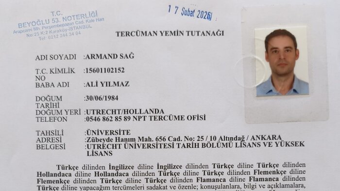 Felemenkçe/Hollandaca/Flamanca yeminli tercümanlık yapıyorum
