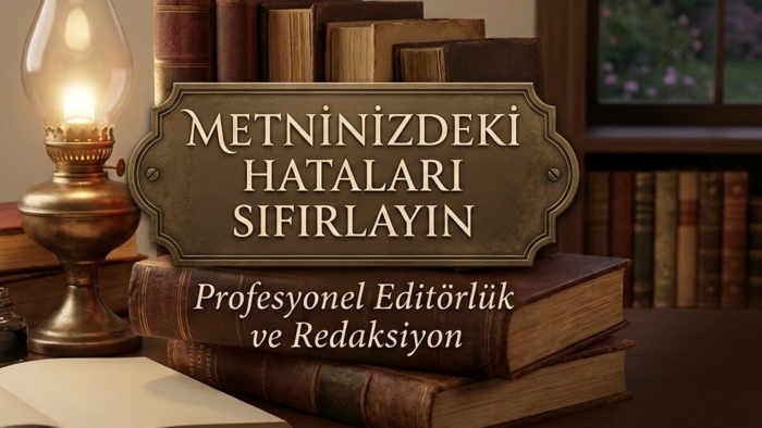 kitap ve makalelerinize redaksiyon ve son okuma yaparım