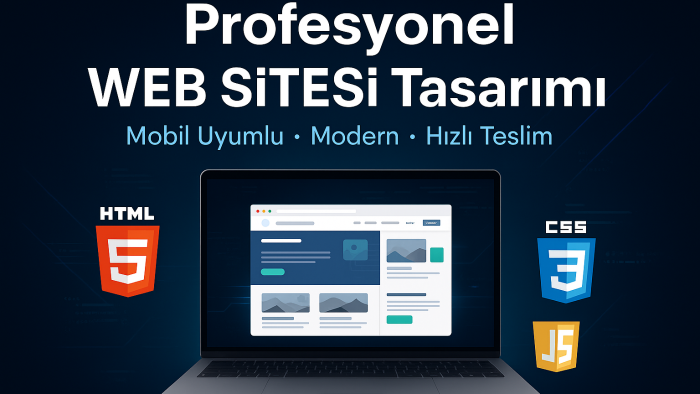 modern ve mobil uyumlu web sitesi tasarlar ve kodlarım