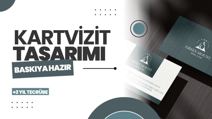 firmanıza özel baskıya hazır kartvizitler tasarlarım