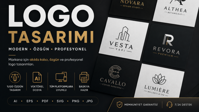 profesyonel, modern ve akılda kalıcı logo tasarımı yaparım
