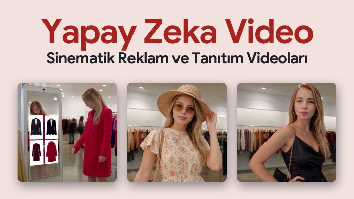 yapay zeka ile sinematik reklam ve tanıtım videoları üretirim