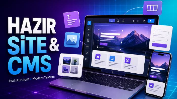 site oluşturucularla modern web sitenizi kurarım