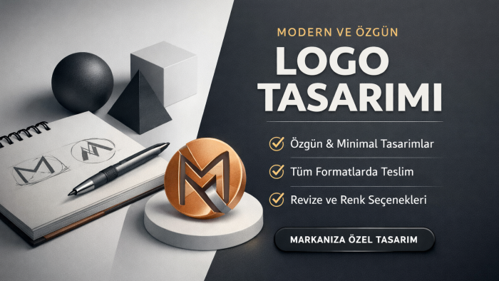 markanıza özel modern ve özgün logo tasarımları yaparım