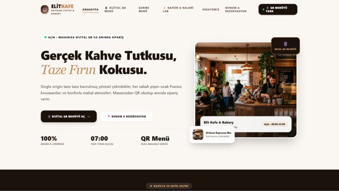 Kafe sitesi yapabilirim