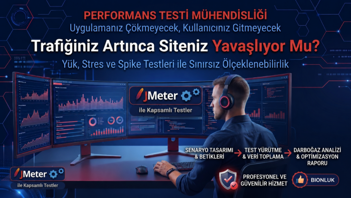 uygulamalarınızın performans ve hata testini yaparım