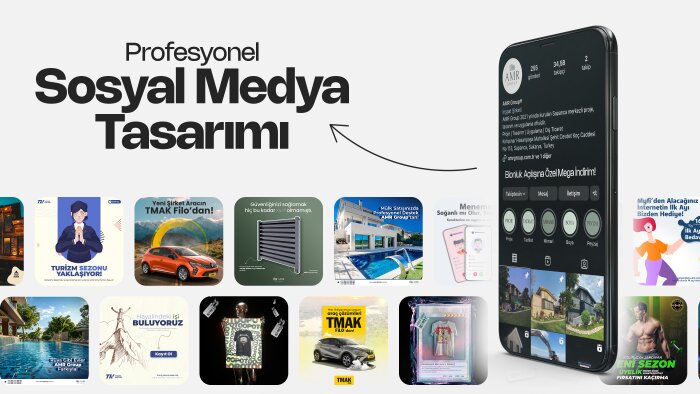 profesyonel sosyal medya görseli tasarlarım
