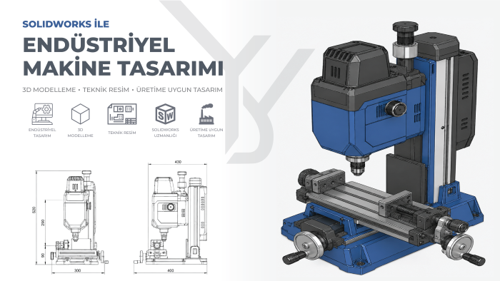 Solidworks ile endüstriyel makine tasarımı yapabilirim