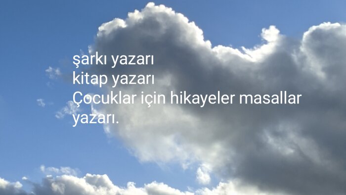 şarkı sözleri hazırlayabilirim