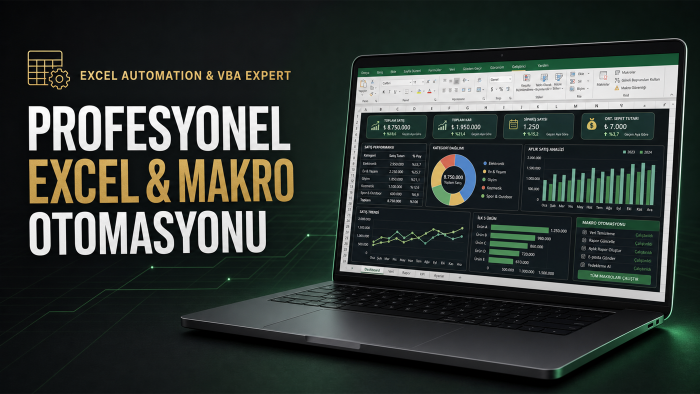 excel, makro ve veri otomasyonu işlerinizi yapabilirim