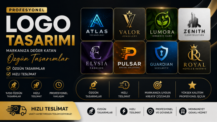 markanıza özel özgün ve modern logo tasarımı yaparım