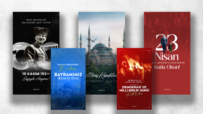 özel günler için story veya post yapabilirim
