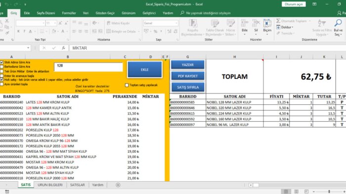 hızlı sipariş fişi programı yazabilirim