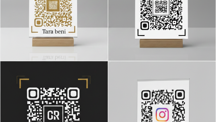 profesyonel logolu ve vCard QR kodlar tasarlarım