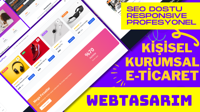 kişisel ve kurumsal web siteleri yaparım