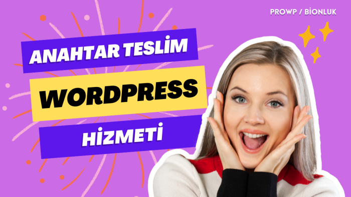 WordPress site yapımı ve düzenleme hizmeti sağlarım