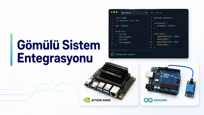 Jetson Nano ve Arduino projelerinizi kodlarım