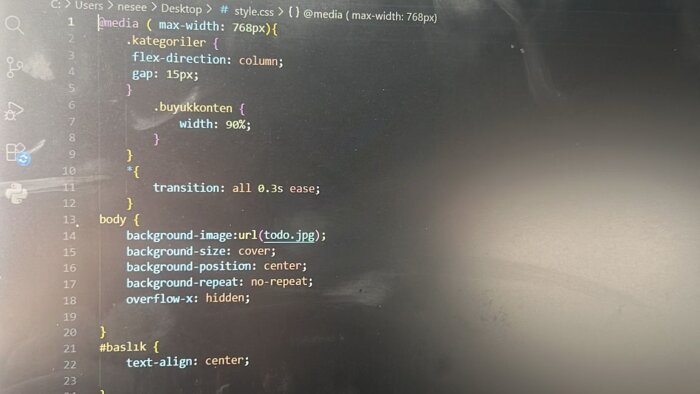HTML CSS ile modern ve şık web sitesi tasarlarım
