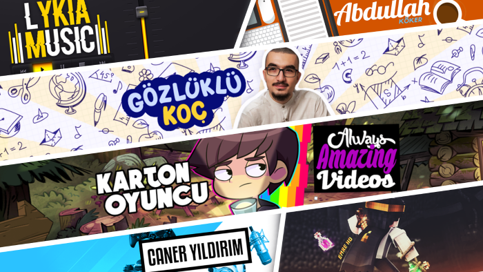profesyonel youtube kapak tasarımı yaparım