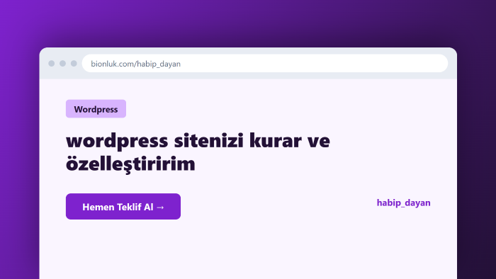 wordpress sitenizi kurar ve özelleştiririm
