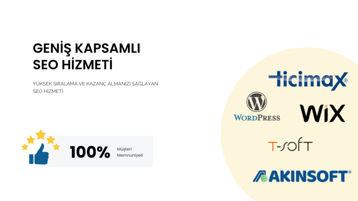 geniş kapsamlı seo hizmeti veriyorum