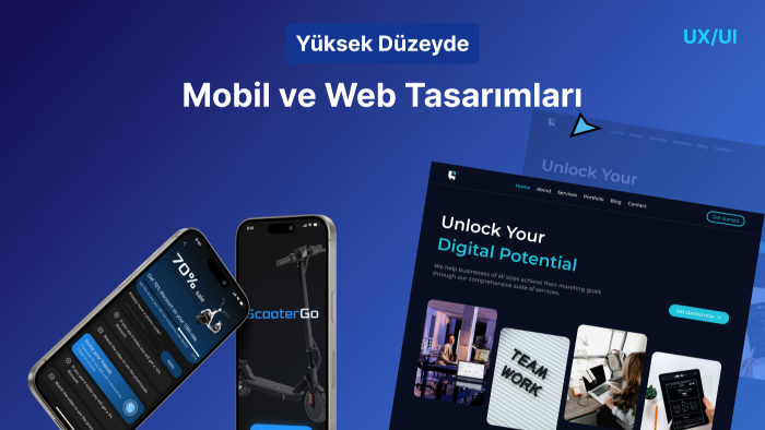 UI/UX tasarımı projeleri yaparım