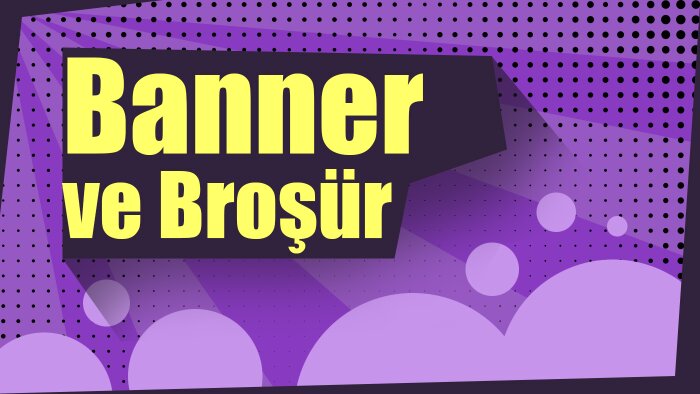 statik banner ve broşür tasarımı yapıyorum