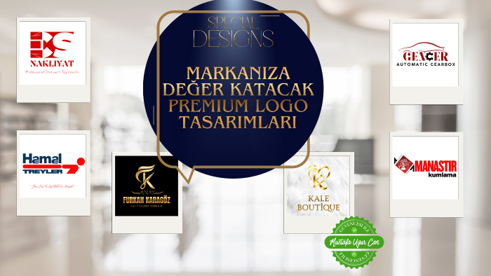 markanızı kurumsallaştıracak logolar tasarlayabilirim