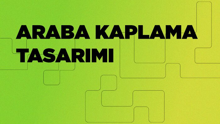 araç giydirme, araç kaplama çalışması tasarlarım