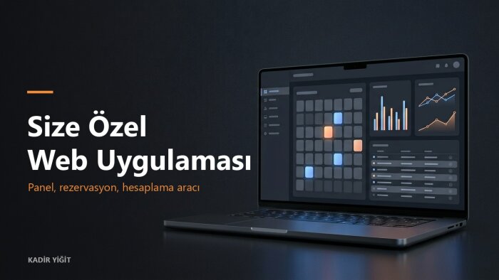 işinize özel web uygulaması ve yönetim paneli kodlarım