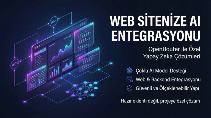 web sitenize yapay zeka entegrasyonu yapıyorum