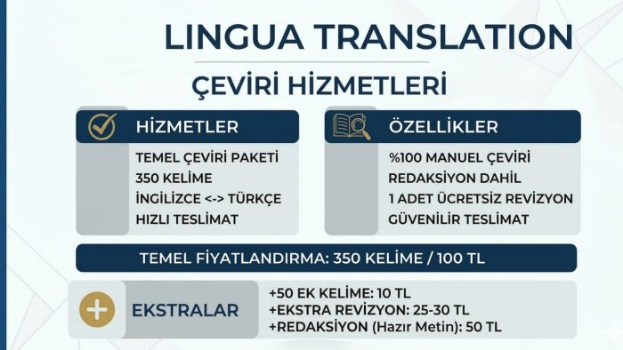bütçe dostu ve anlam odaklı İngilizce Türkçe çeviri yaparım