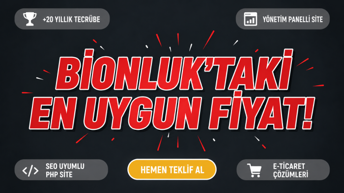 SEO uyumlu PHP sitenizi en uygun fiyata yaparım