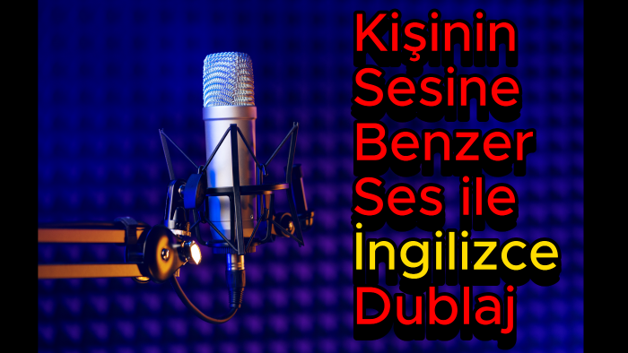 kendi sesinize benzer şekilde farklı dilde dublaj yaparım