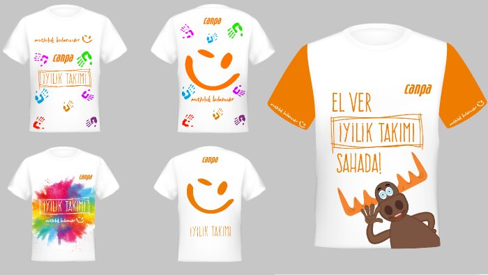 eğlenceli t-shirtler tasarlayabilirim